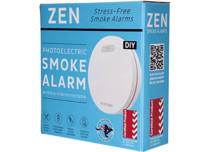 ZEN Photoelectric Smoke Alarm - 1 Pack Box